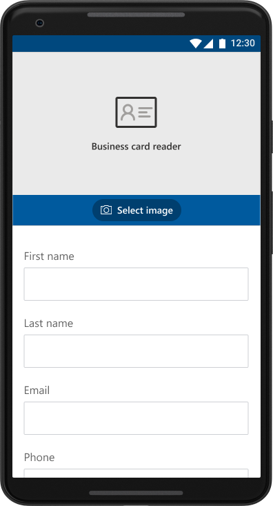 AI Builder Business Card App