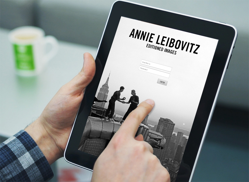 Annie Leibovitz iPad1