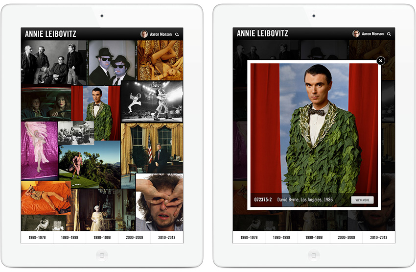 Annie Leibovitz iPad2