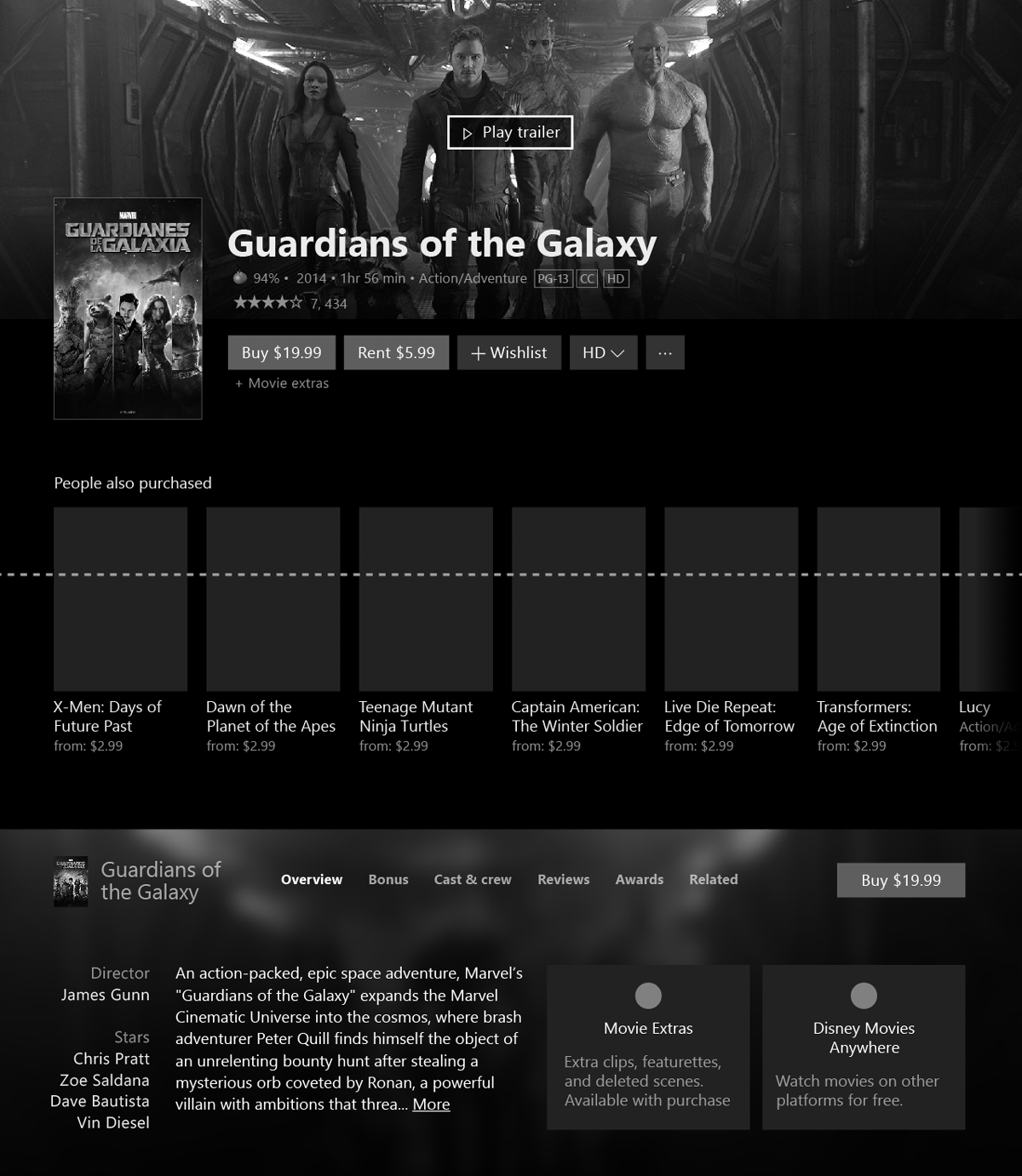 Movies & TV nav XBox