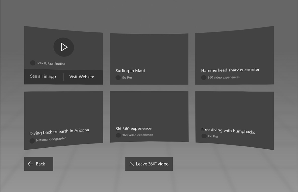 Movies & TV wireframe