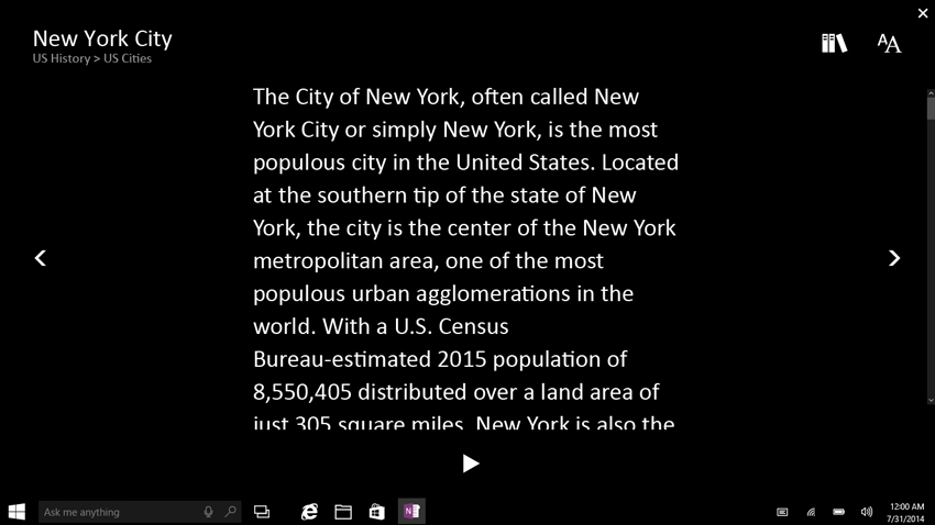 OneNote notebook